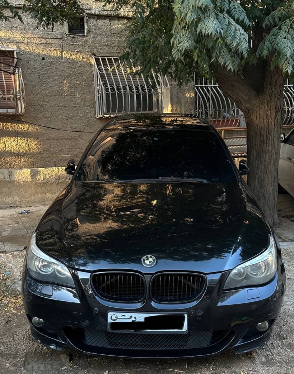 Bmw 530 e60 اكمل وصف نمرة سورية قديمة لون اسود - محافظة دمشق