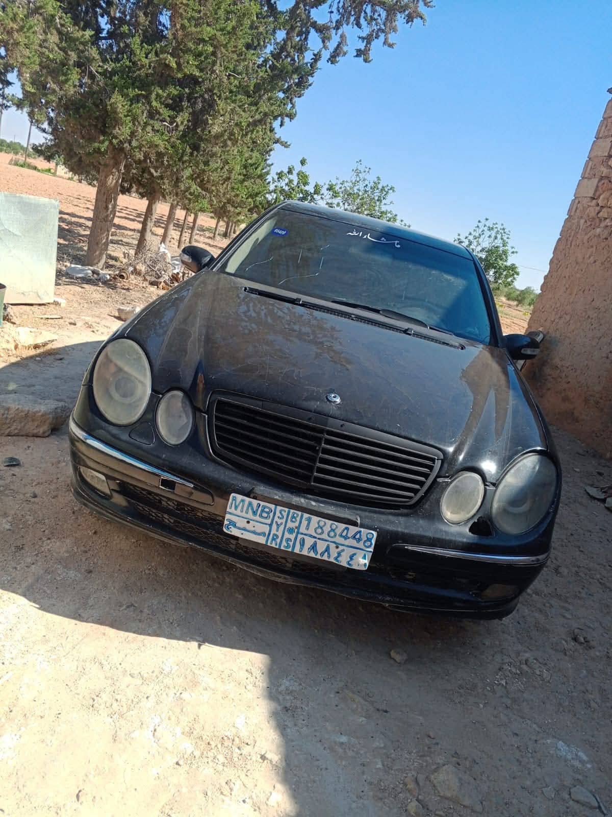 مرسيدس غواصه موديل 2007 الطراز E200 مازوت 5 سلندر - محافظة حلب