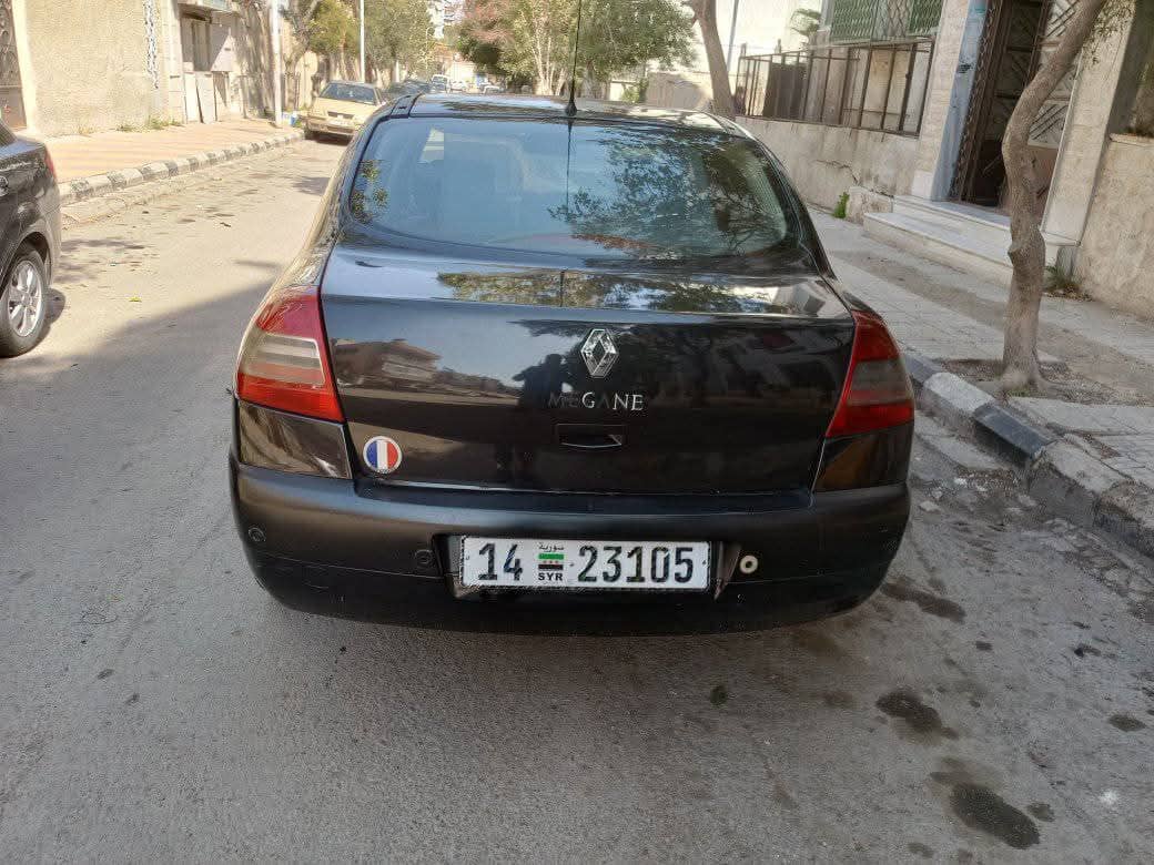 رينو ميغان كرتها 2005تسجيل 2006 - محافظة دمشق